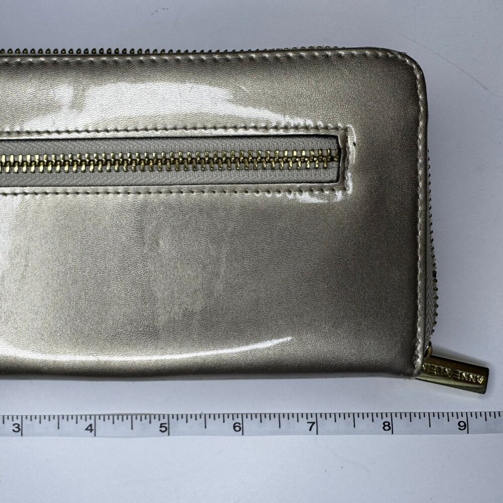 Anne Klein Long Gold Shimmer And Shine Wallet - Picture 6 of 6